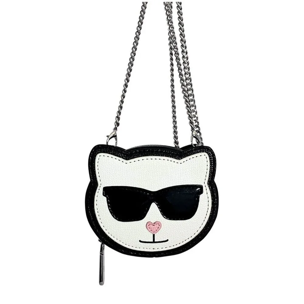 Karl Lagerfeld Paris Karl & Choupette 2pc Mini Cat Purse & Card Holder Gift Set